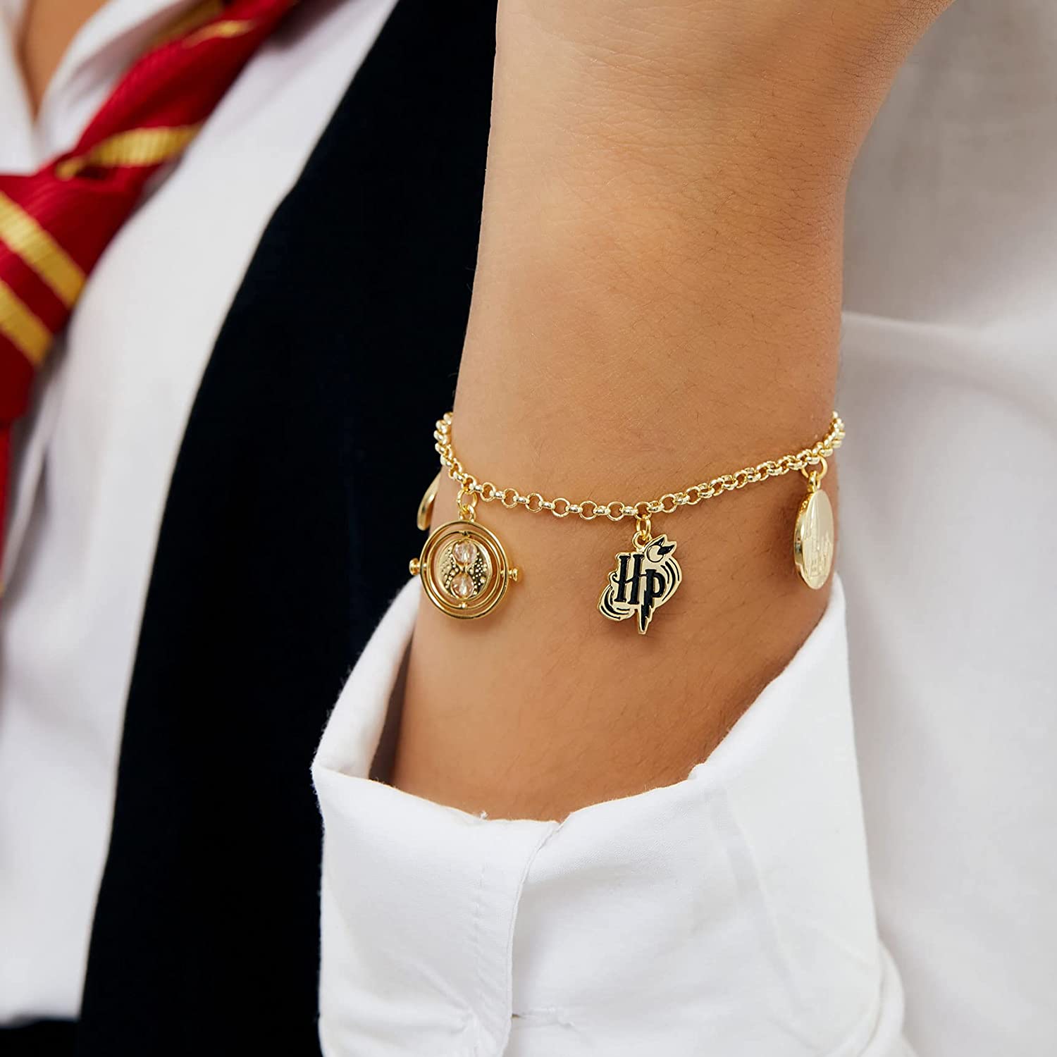 Harry Potter Womens Charm Bracelets - 7-inch Bracelet Charms Jewelry - Image 2